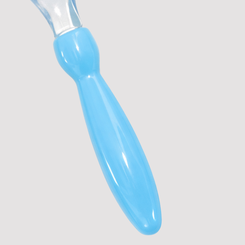 Colher Ponta Silicone Azul BPA Free