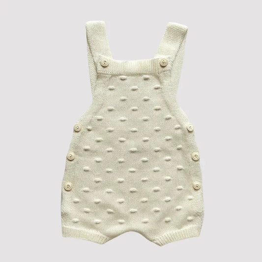 Off-White Baby Comfort Knit Overalls