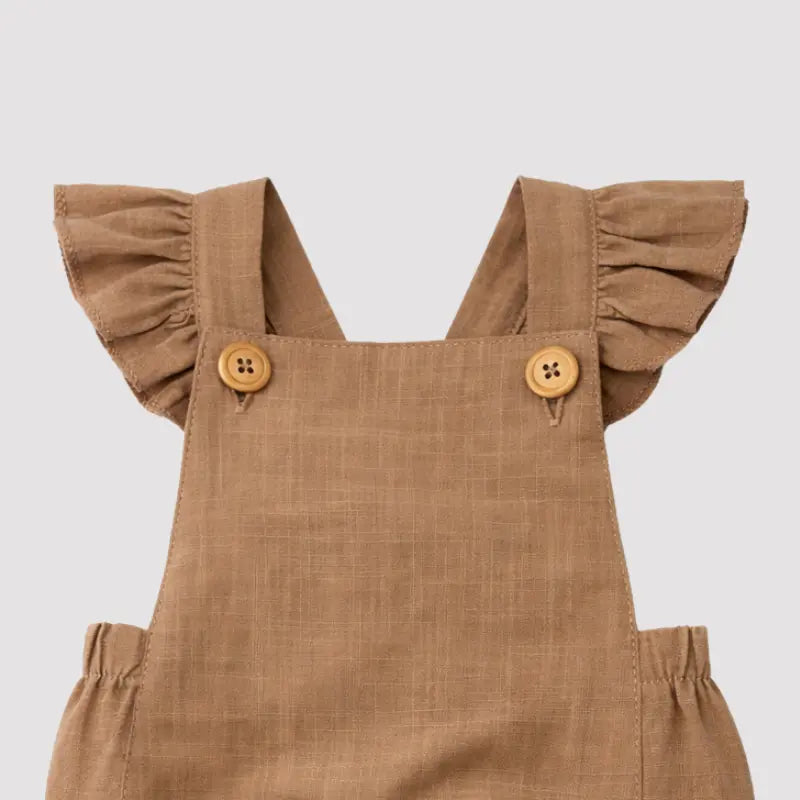 Romper Bebê Anelise brown