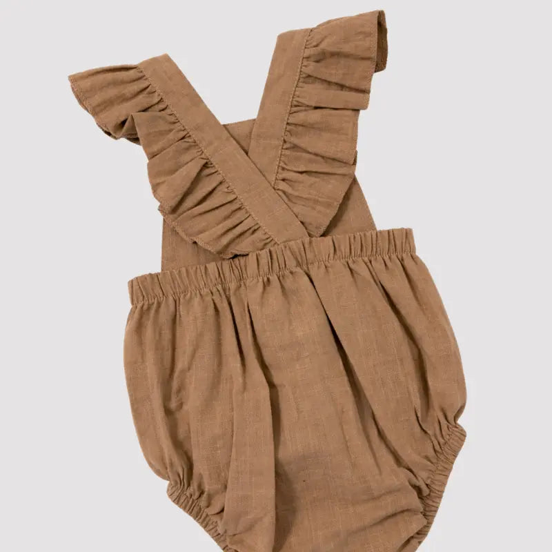 Romper Bebê Anelise brown