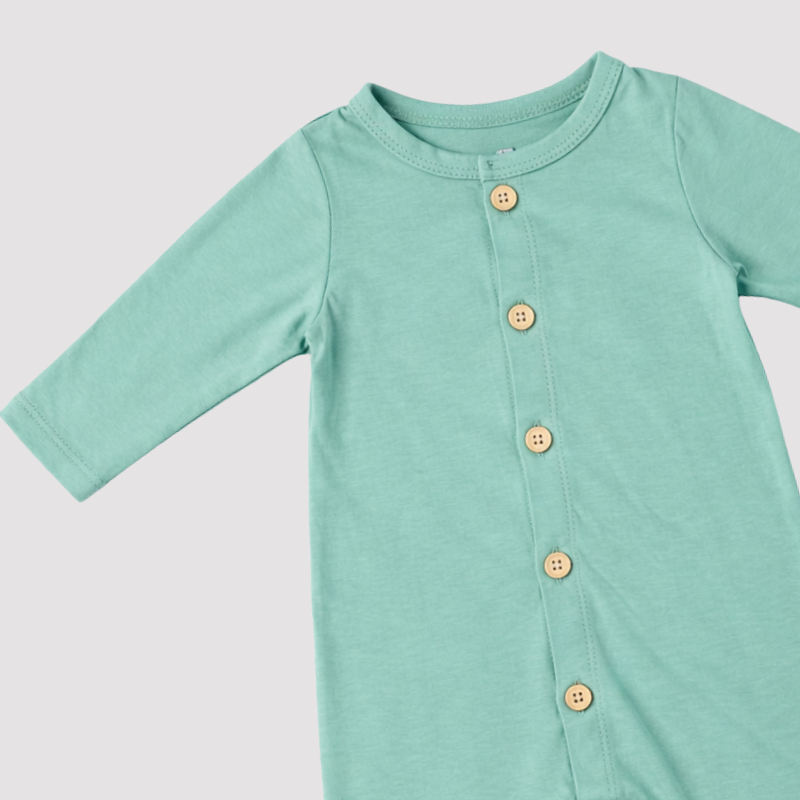 Macacão Bebê Algodão  Buttons Menta