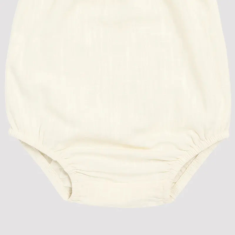 Body Âmbar Algodão Menina Babado Cream