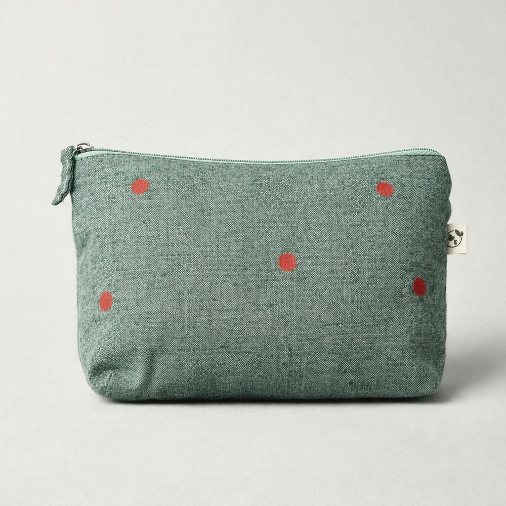 Necessaire Ecológica Algodão Laranjinha Green