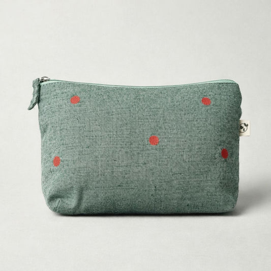 Necessaire Ecológica Algodão Laranjinha Green