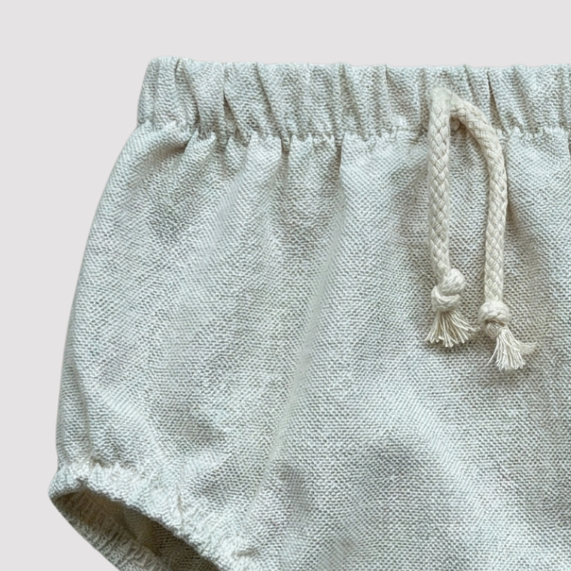 Tapa Fralda Bebê Linho Cru