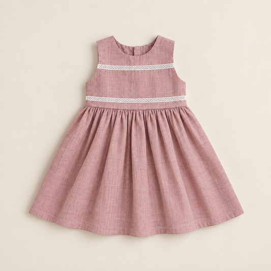Vestido Infantil Algodão Mavie Rose