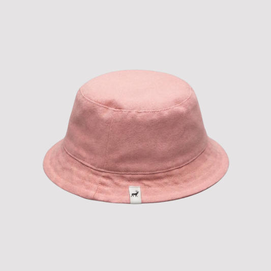 Chapeu de Sol Infantil Bebê Bucket Linho Rose