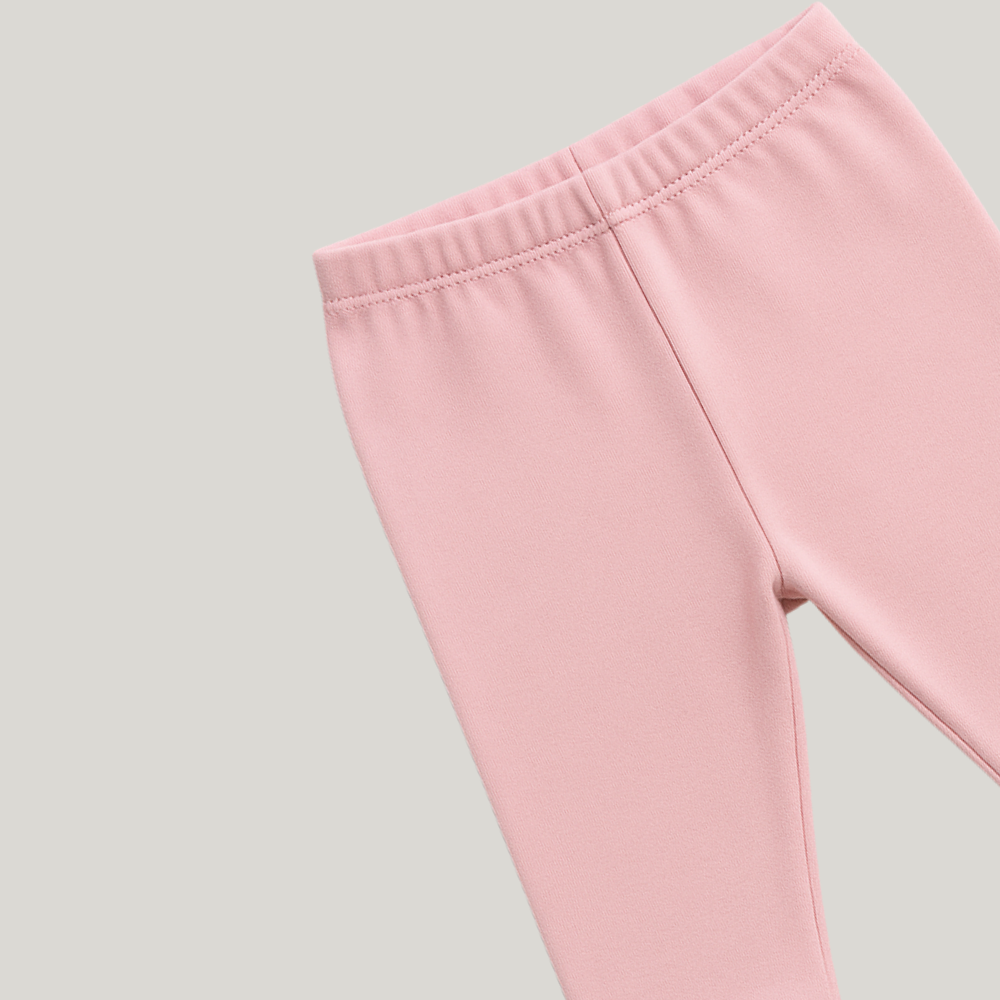 Calça Bebê Recém Nascido Algodão Vira Pezinho Rosa