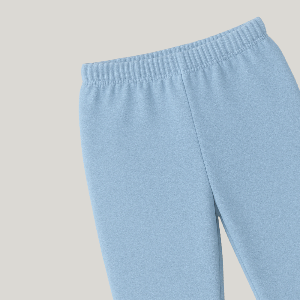 Calça bebê Confort Algodão Azul