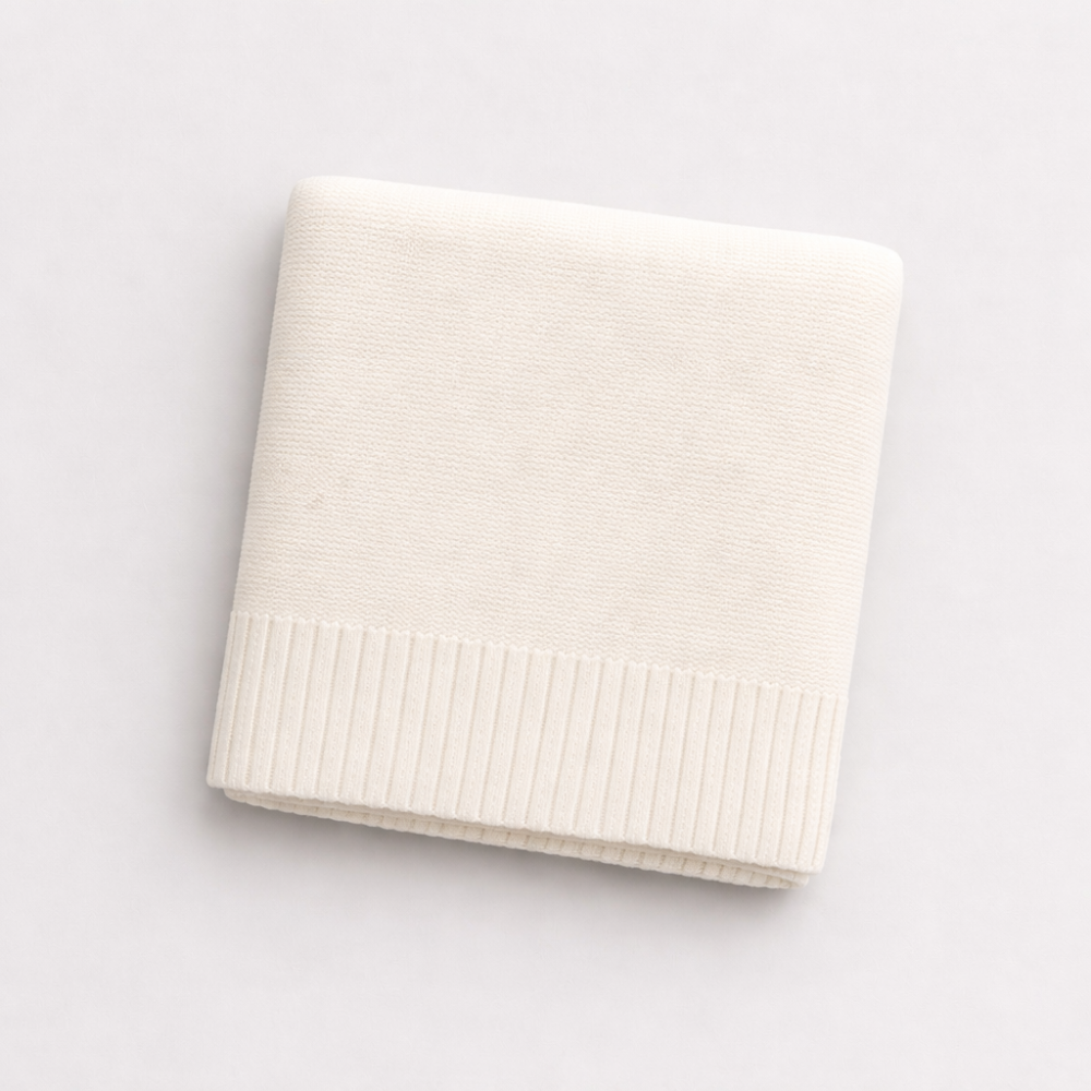 Kit 2 peças Saida Maternidade Tricot Buttons Off White