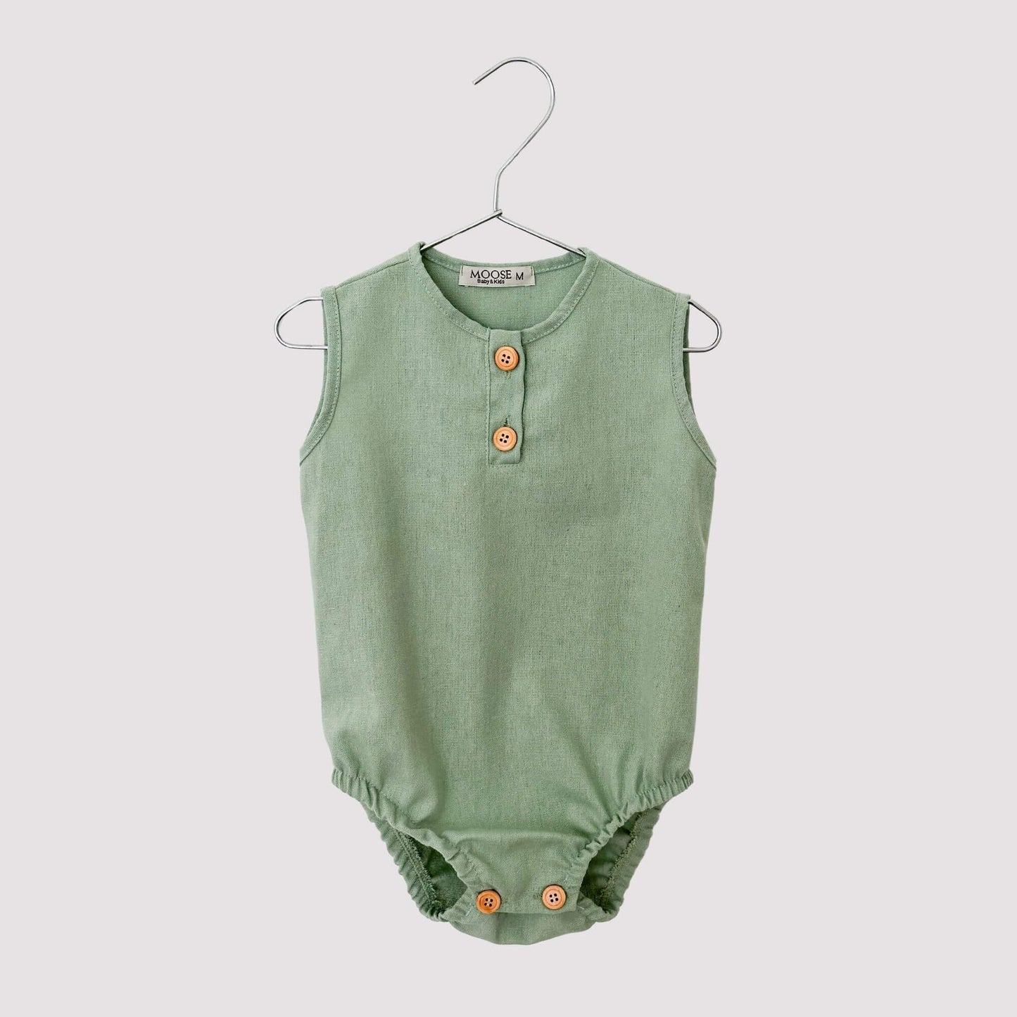 Body Bebê Regata Alphie Verde