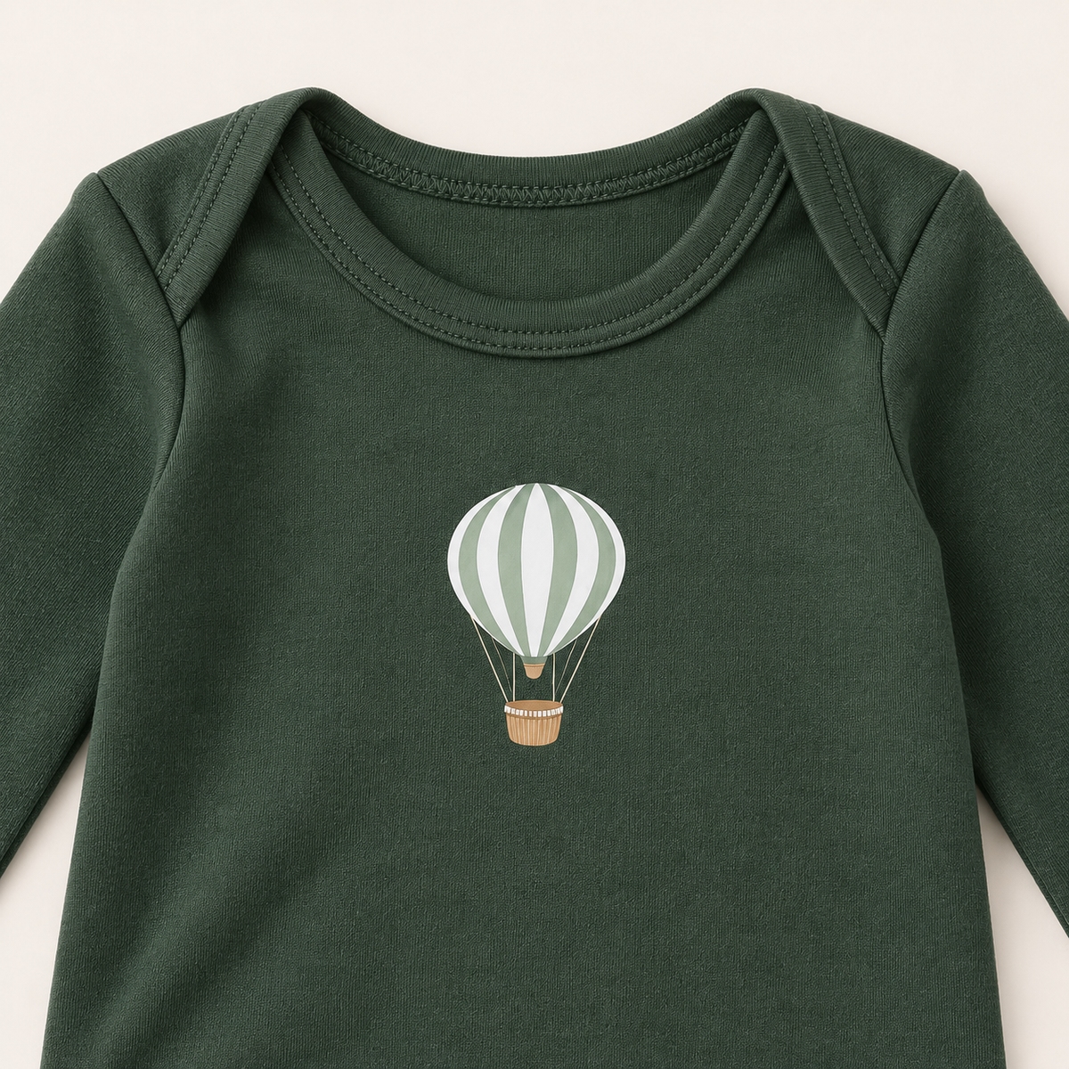 Conjunto Orgânic Algodão ballon green