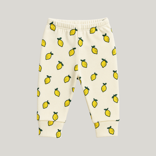 Calça Bebê Algodão Prematuro Limão Siciliano
