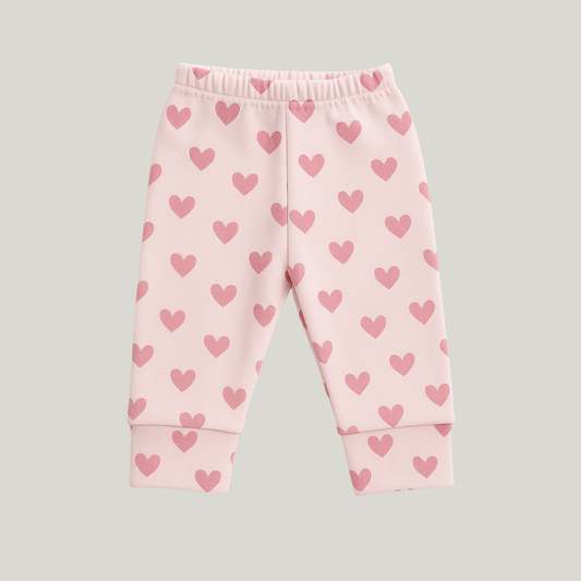 Calça Bebê Algodão Prematuro Amour Rose