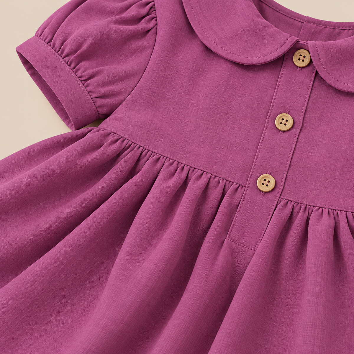 Vestido Infantil Aurora Framboesa
