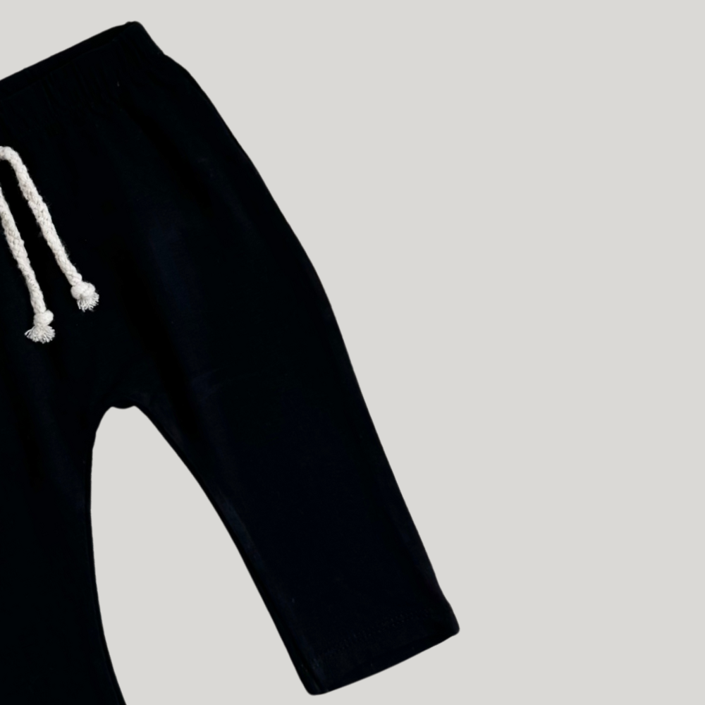 Calça Bebê Algodão Black