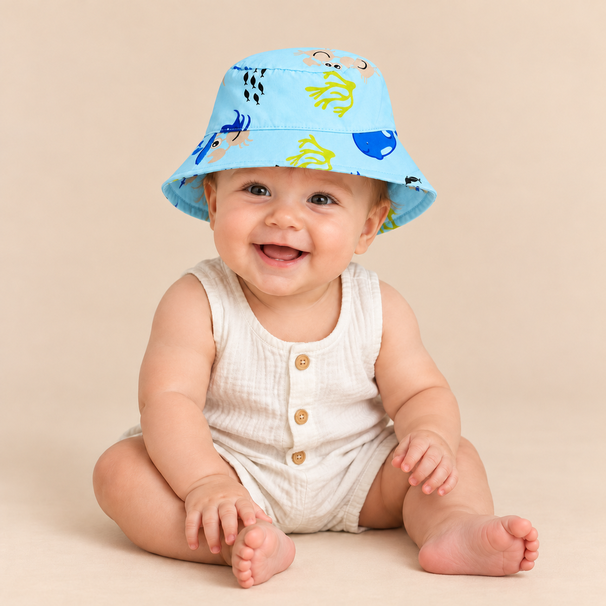 Chapeu Bebê Ocean Blue