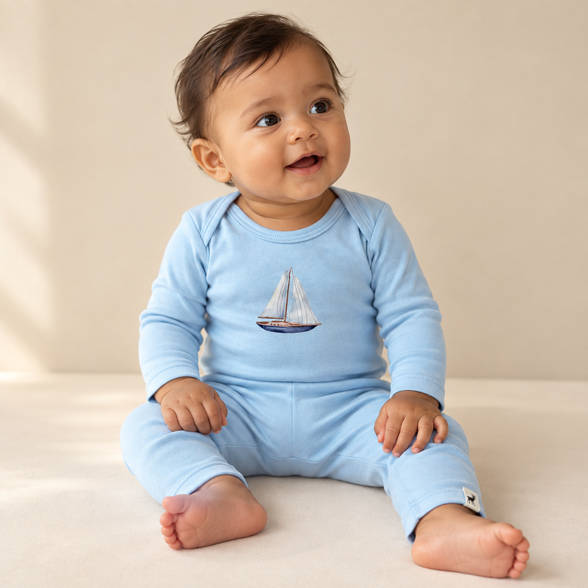 Conjunto Bebe Algodão Navy Blue