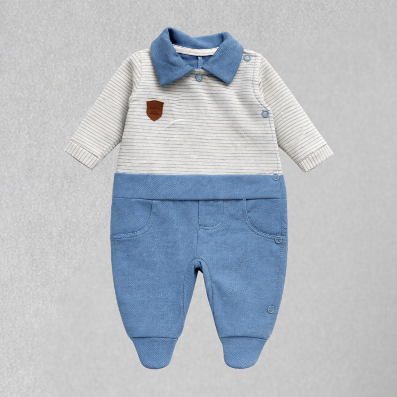Macacão Recém Nascido Prematuro Henry Blue
