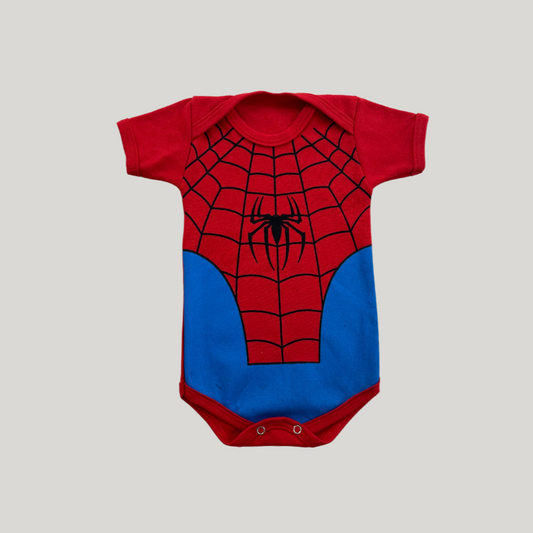 Body Bebê Mesversário Homem Aranha