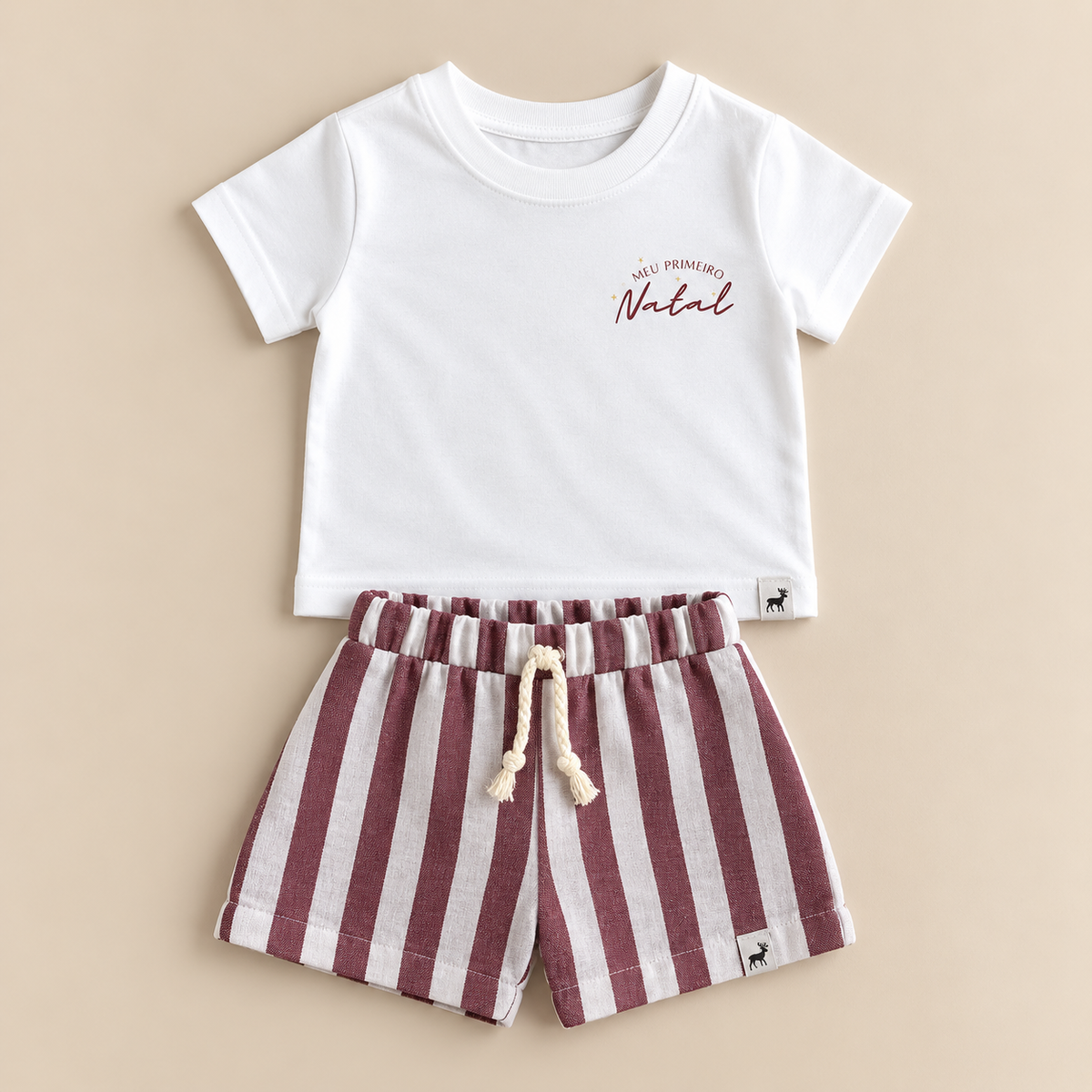 Conjunto Bebê Meu Primeiro Natal Red