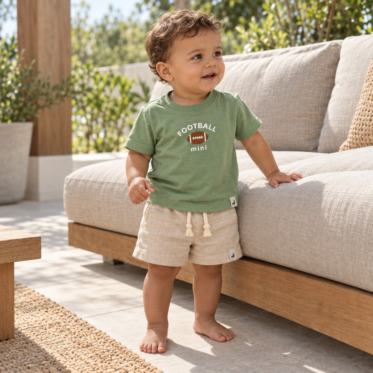 Conjunto Bebê Style Footbaall Green
