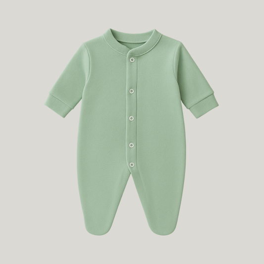 Macacão Bebê Prematuro Algodão Green