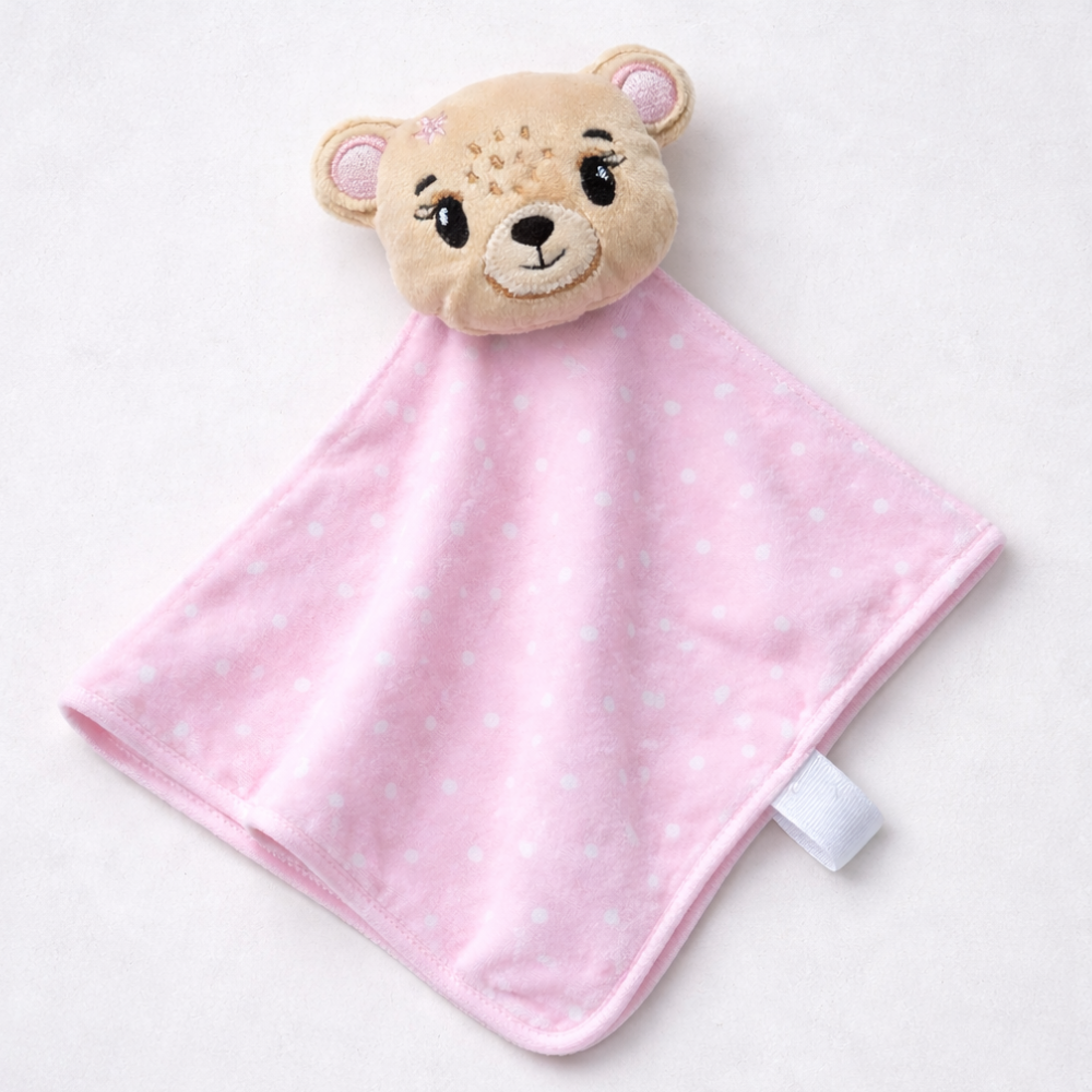 Naninha Bebê Ursinha Zoe Rosa