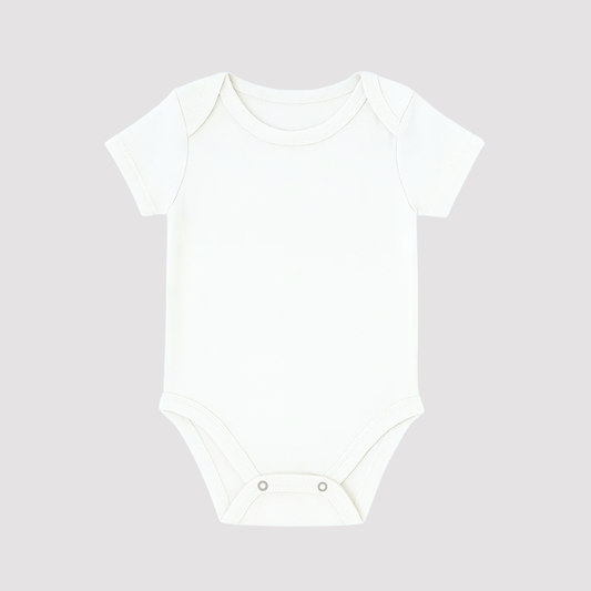 Body Bebê Organic Off White Curto