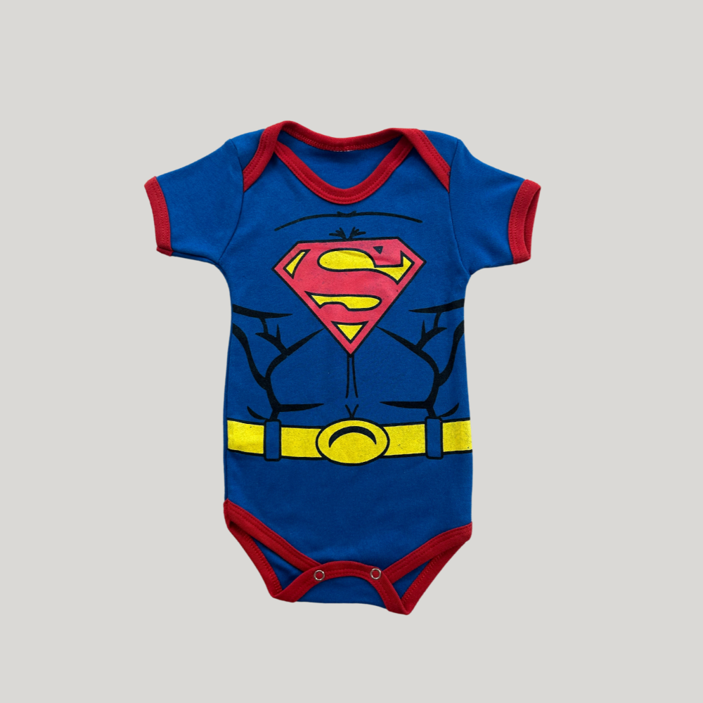 Body Bebê Mesversário Superman