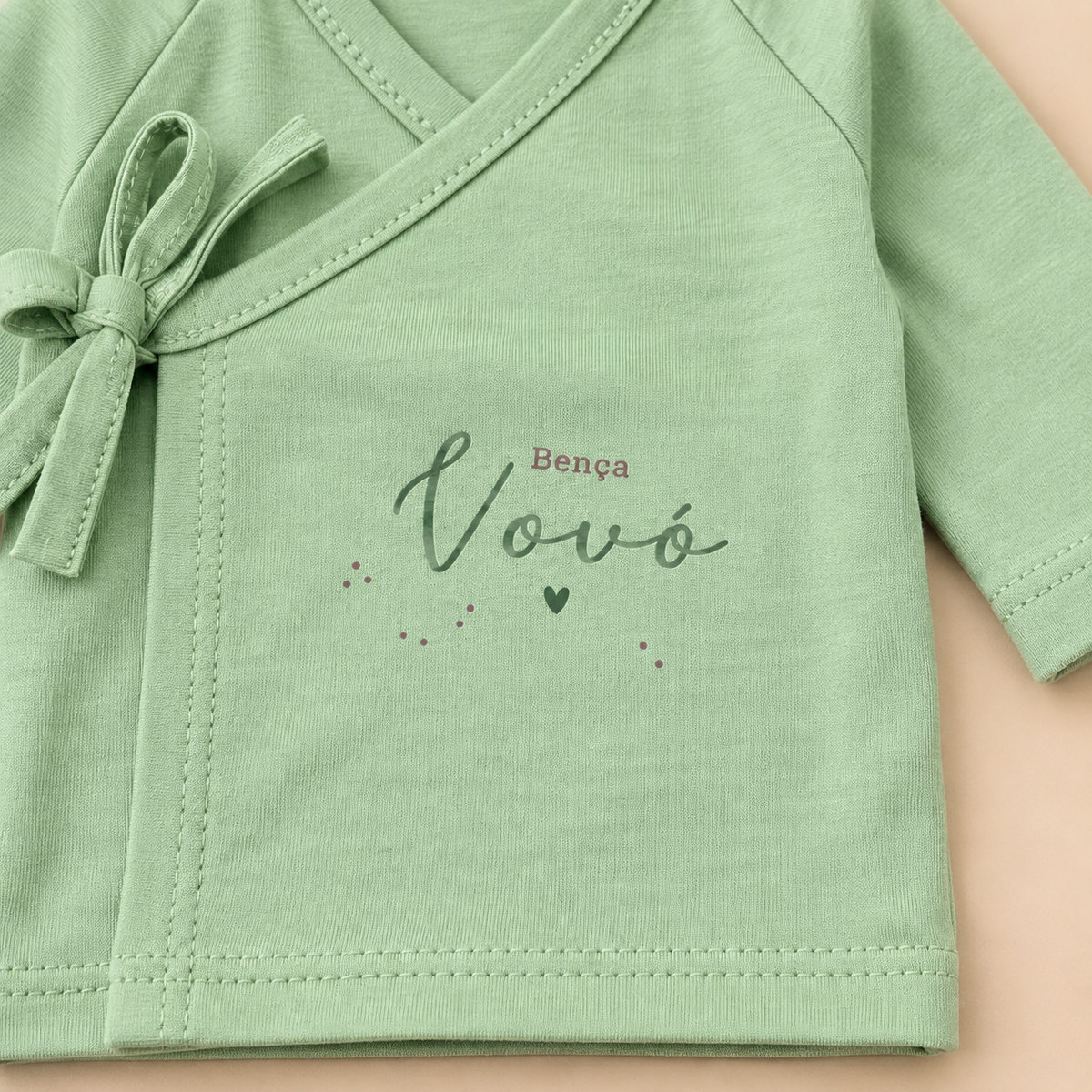 Kit Recém Nascido 3 peças Bença Vovó Verde