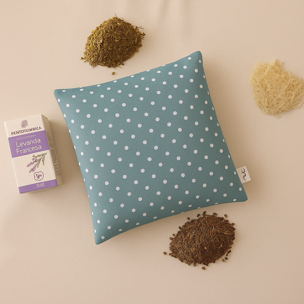 Almofada Termica Anti Colicas Poa Blue