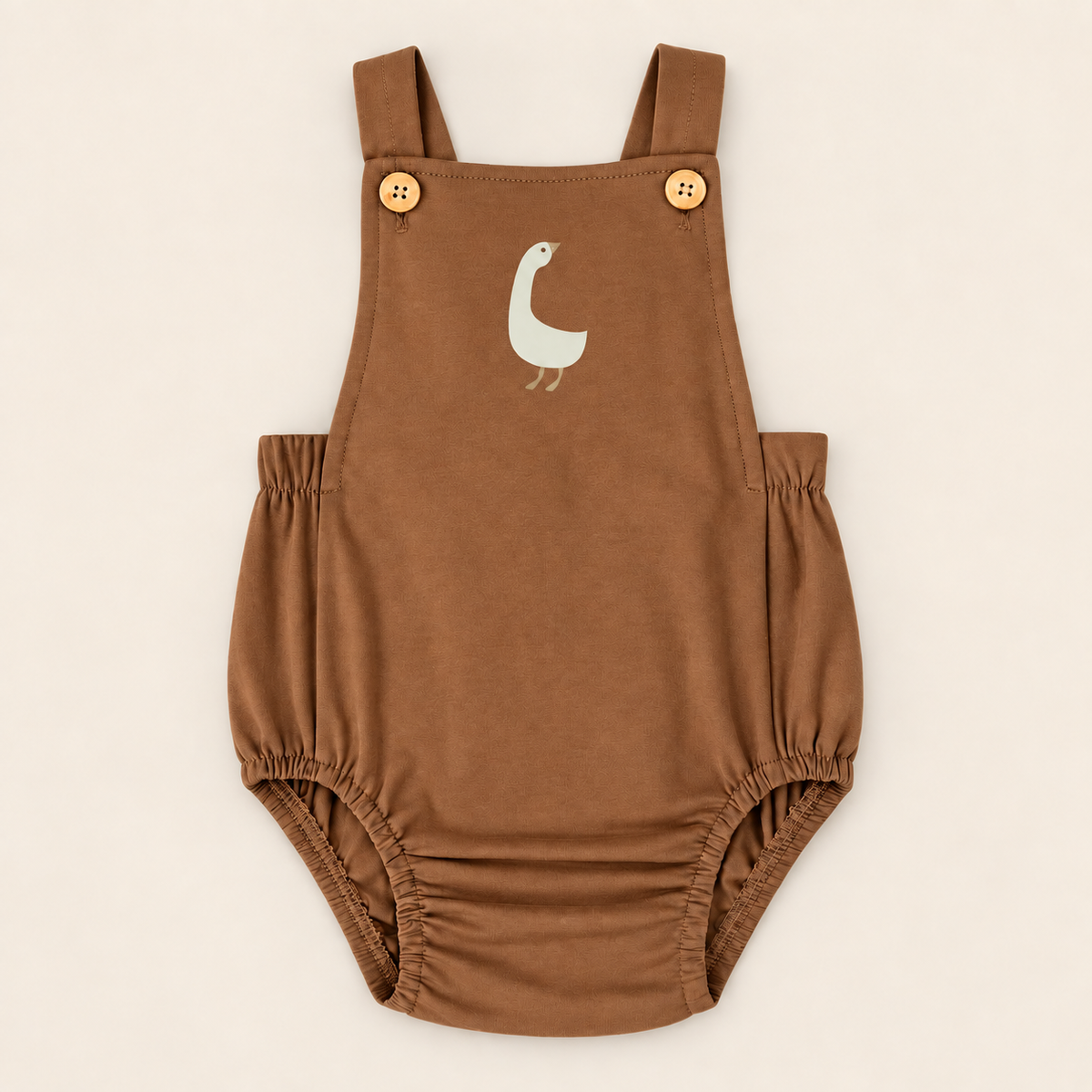 Romper Bebê Algodão Patinho Mocha