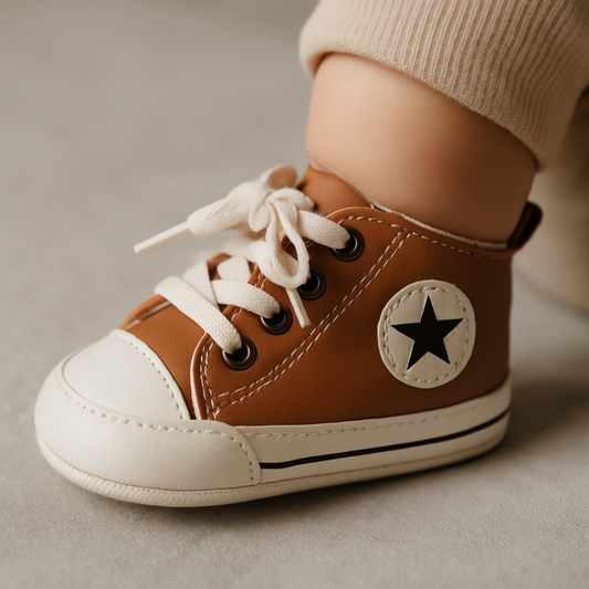 Tenis Infantil Bebe Star Marrom
