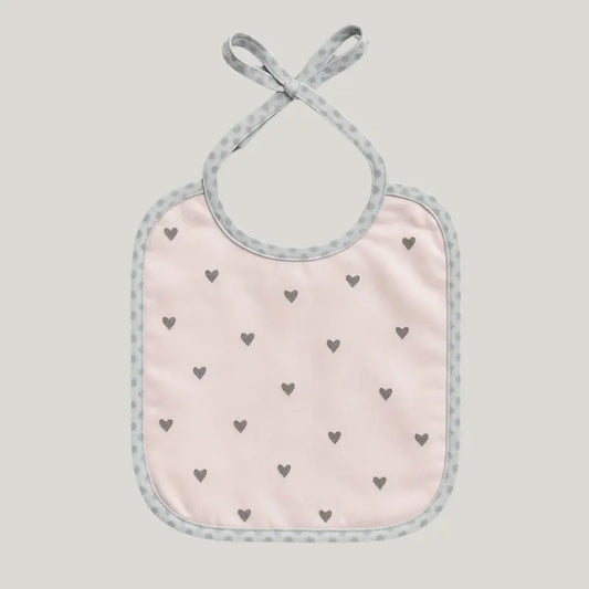 Babador Bebe Impermeavel Algodao Amour Rose