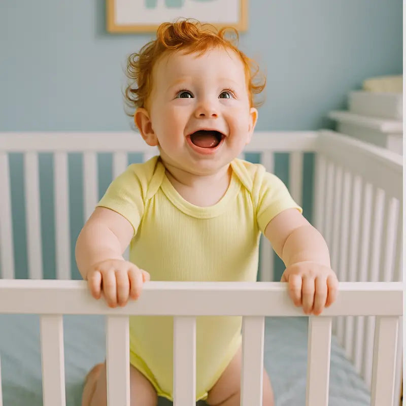Body Bebê Basic Canelado Amarelo