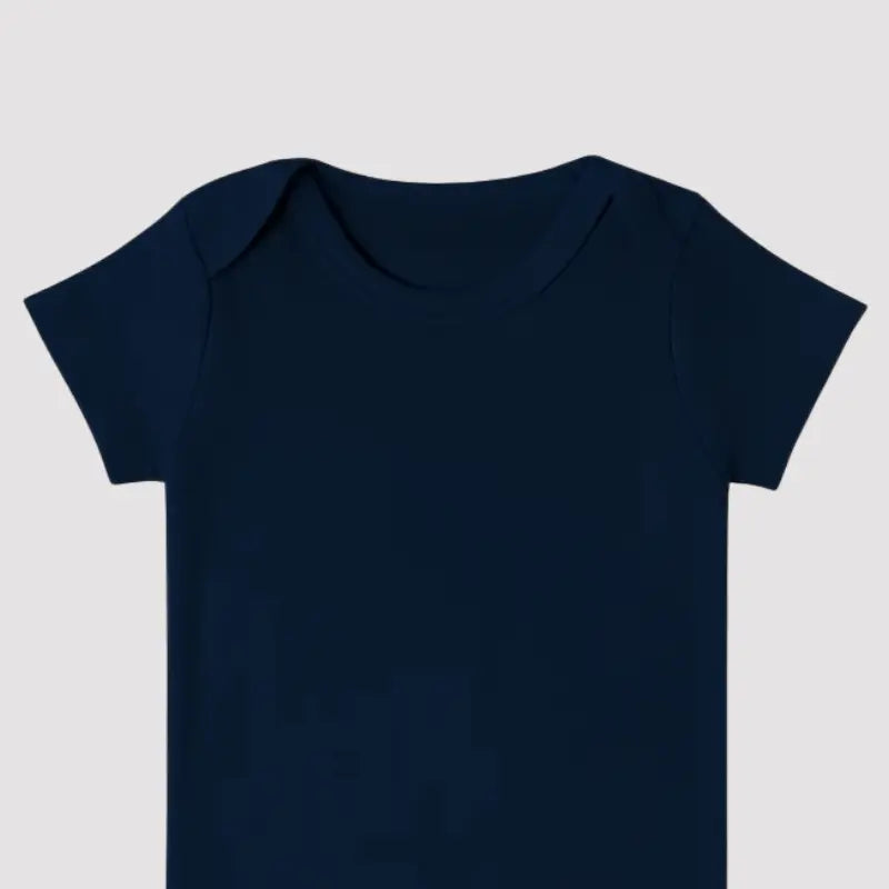 Body Bebe Organic Marinho Curto