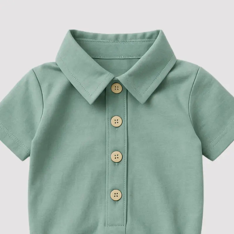 Body Bebe Social Algodao Confort Verde