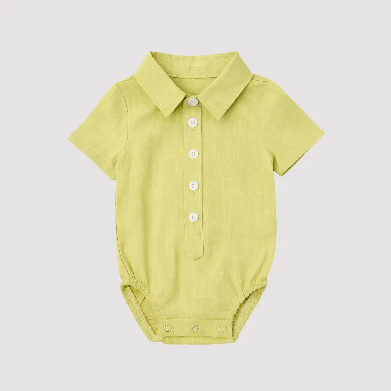 Body Bebê Social Joseph Algodão Verde