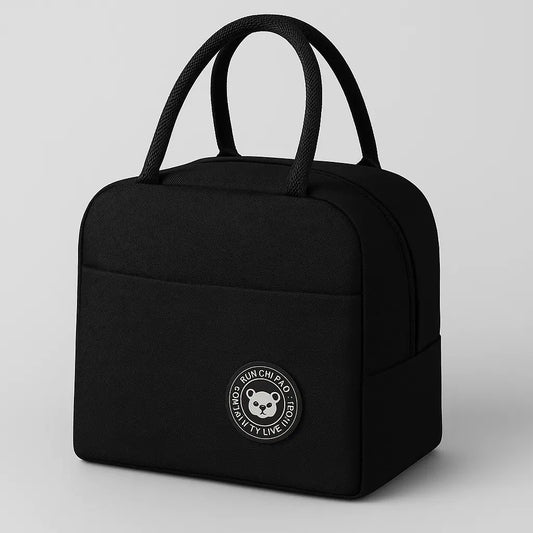Bolsa Termica Lanche e Frutas Preta