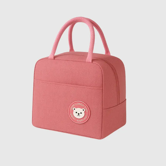 Bolsa Térmica Lanche e Frutas Rosa