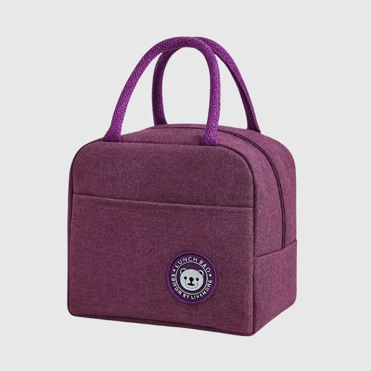 Bolsa Termica Lanche e Frutas Roxa