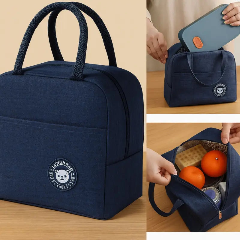 Bolsa Termica Lanche e Frutas Roxa