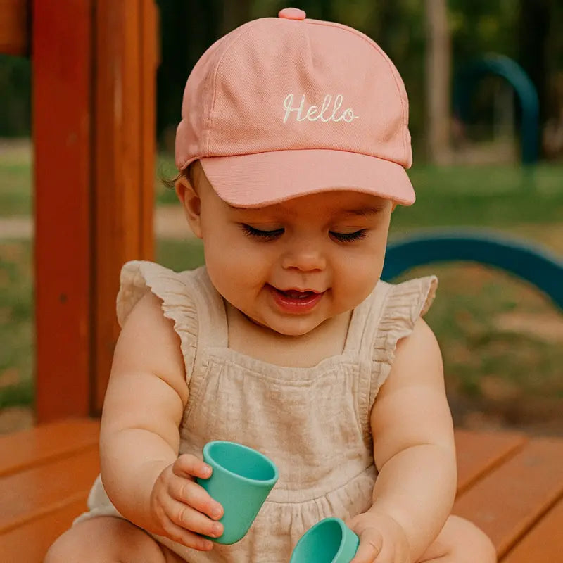 Bone bebe Menina Style Hello Rose