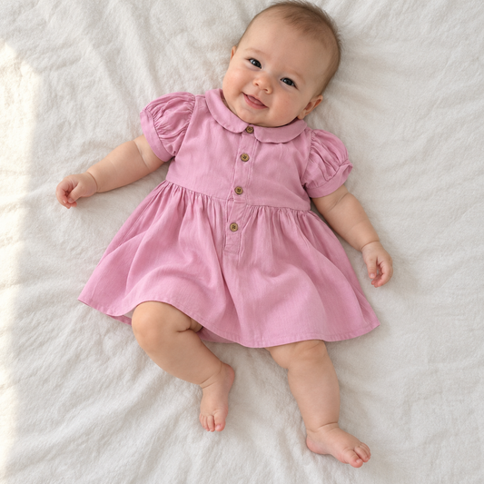 Vestido Infantil Aurora Rose