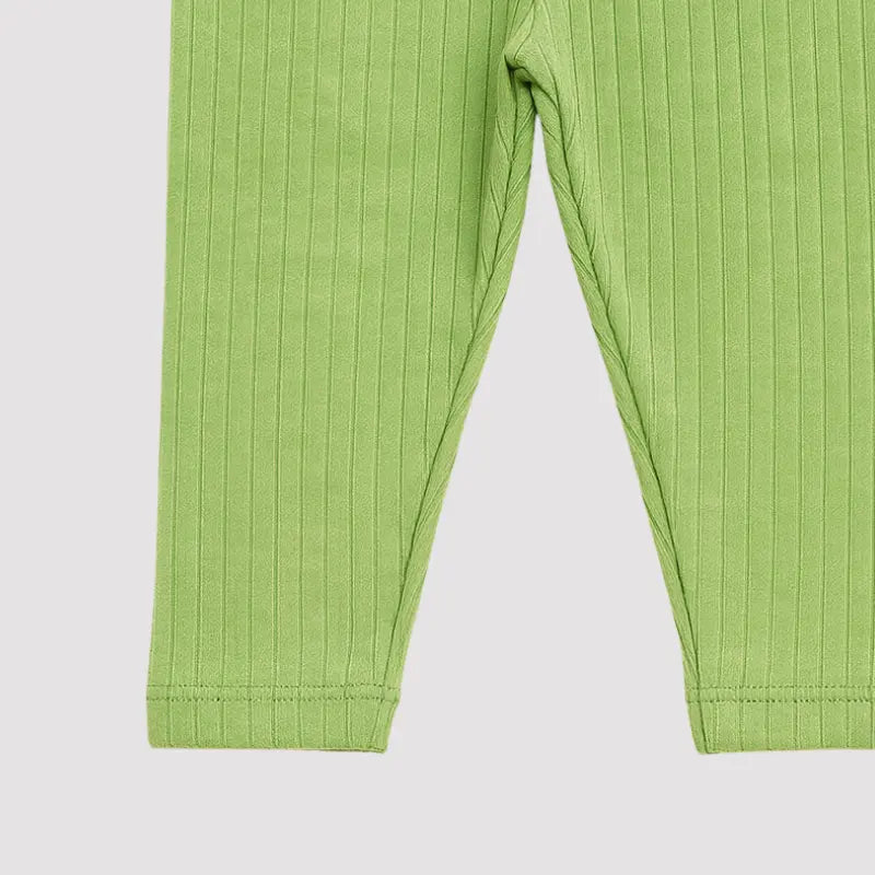 Calca Bebe Canelado Pistache