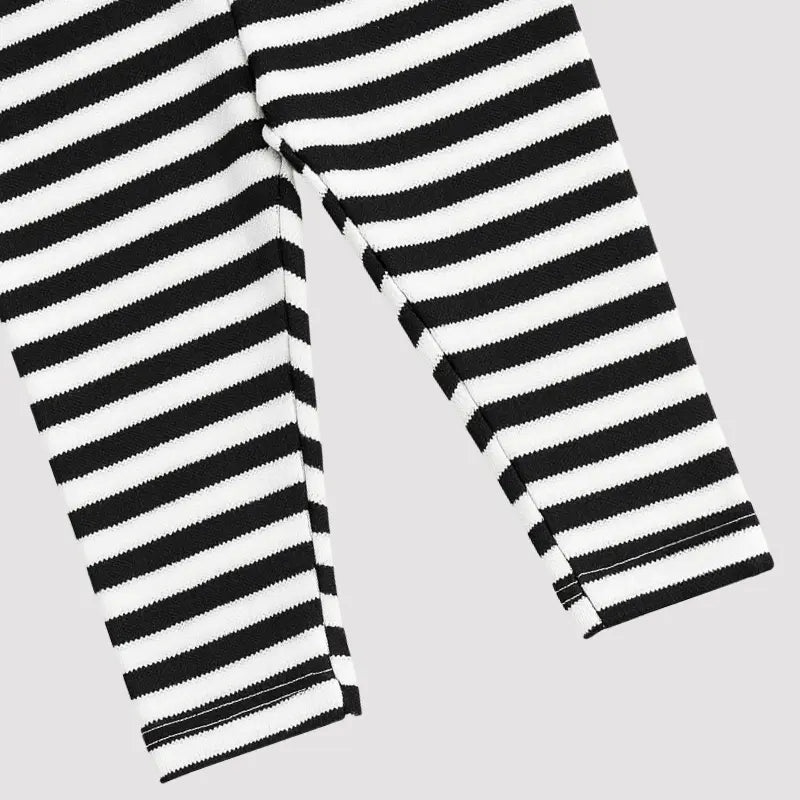 Calca Bebe Unissex Listras Black