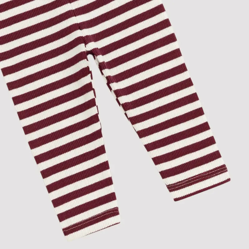 Calca Bebe Unissex Listras Bordo