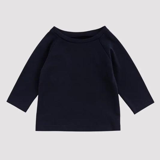 Camisa bebE AlgodAo Raglan Black longa