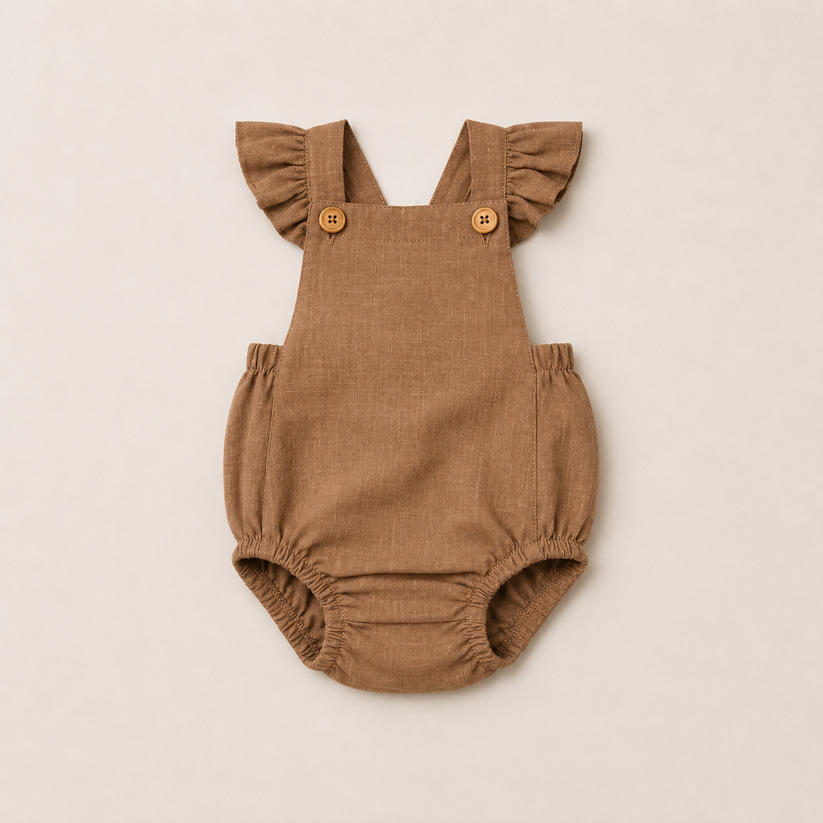 Romper Bebê Anelise brown
